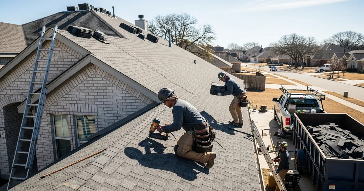 Roofing in Denton, TX — Hail Damage Roofing Guide for Denton, TX Homeowners